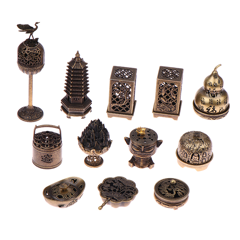 Home Fragrance Candles - 1 Pc Brass Incense Burner,Metal Aromatherapy