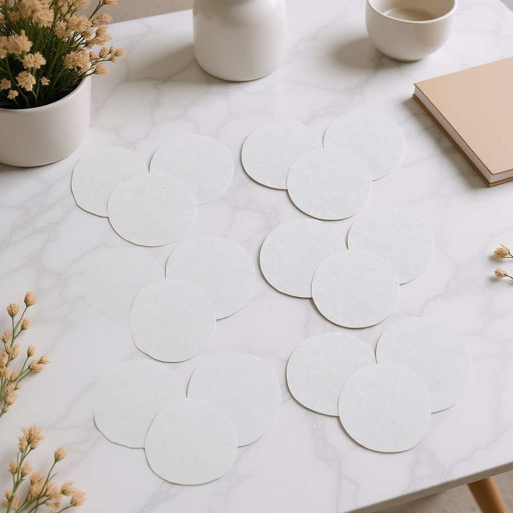 Car Vent Diffuser - 30Pcs 22.5x3mm Colored Perfume Sponge Pads