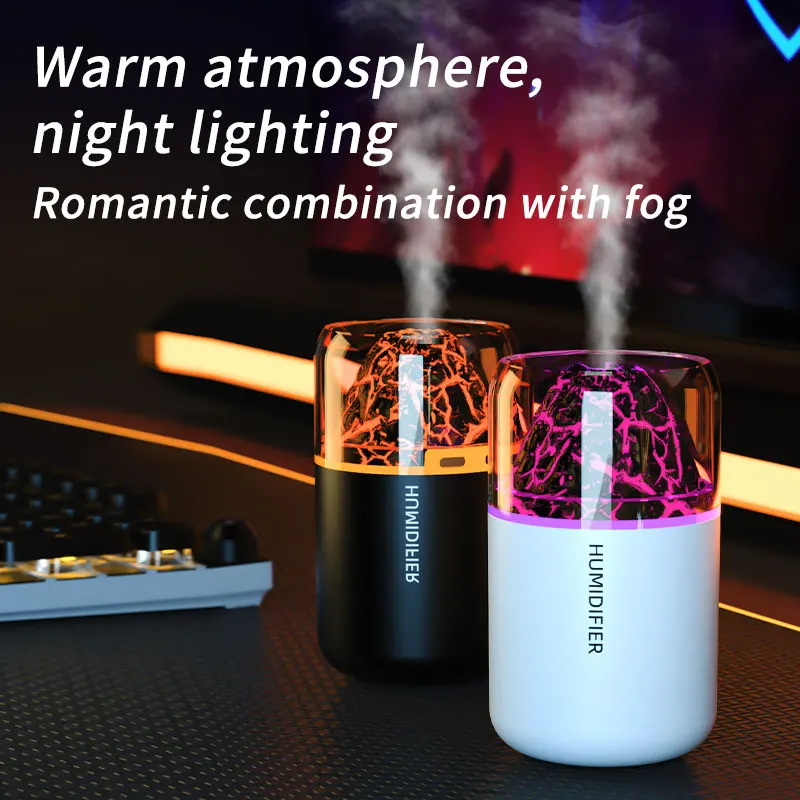 Car Vent Diffuser - 180ml Mini Air Humidifier colorful Atmosphere