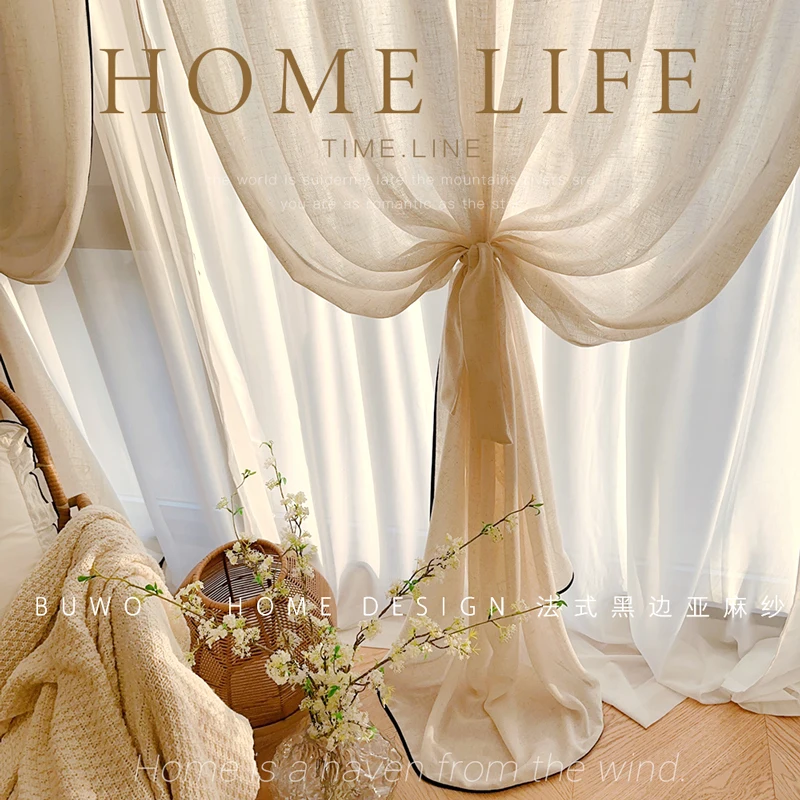 Black Border Linen Gauze Small - Home Fragrance Linen ulasan dan harga